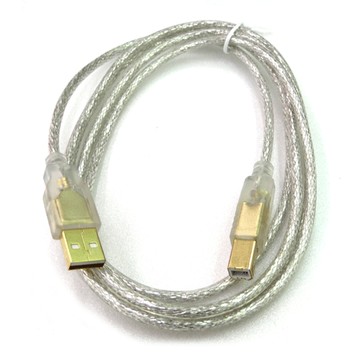 USB A公B公 1.8M 鍍金純銅
