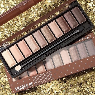 【Misslyn 媚絲琳】大地裸色十色眼影盤1.1g*10｜百搭色系 新手必備 啞光 閃光 自然色彩 DS026046