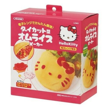 【震撼精品百貨】Hello Kitty 凱蒂貓~蛋包飯造型壓模組(LOM3) 日本製