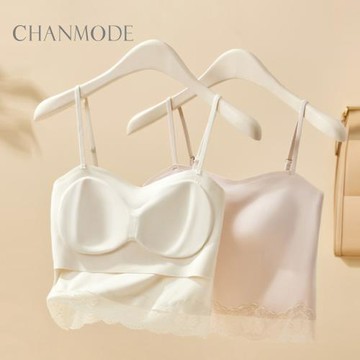 【CHANMODE 香茉】3069輕奢雲感親膚蕾絲BRA TOP