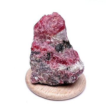 內心。原礦 一圖一物 療癒 轉運 l 薔薇輝共生白水晶錳礦原礦 l