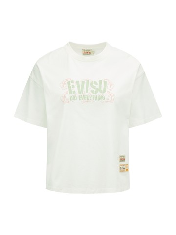 Stencil Logo with Godhead Print T-shirt