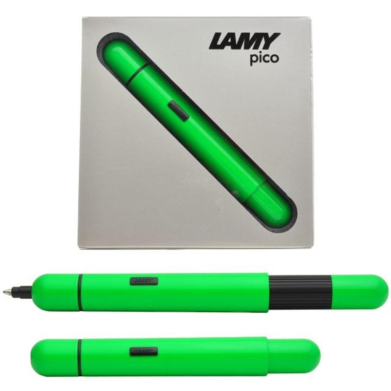 ボールペン ラミー 名入れ LAMY ピコ PICO 限定カラー ネオングリーン