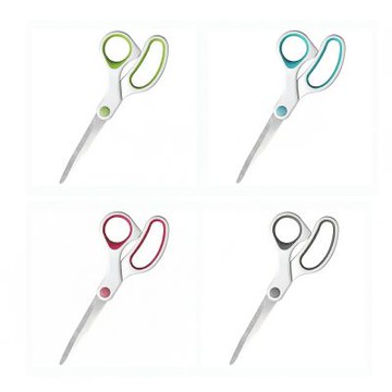 【SDI 手牌】7吋雙色防滑事務剪刀 顏色隨機出貨 / 支 0849C