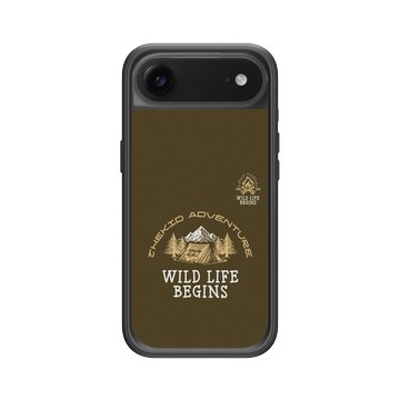 iPhone Air Mod NX -邊框背蓋組合 (相機按鈕) 黑 - KID - 野營聚落之火