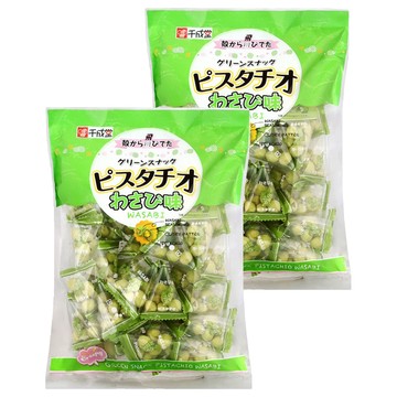 SENNARIDO 千成堂 開心果豆果子 山葵風味  198g  2袋