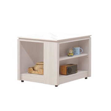 【唯熙傢俱】凱恩鋼刷白岩板小茶几