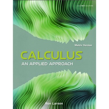 [華通書坊]Calculus: An Applied Approach (Metric Version)(Custom Solutions) LARSON 9786267533277