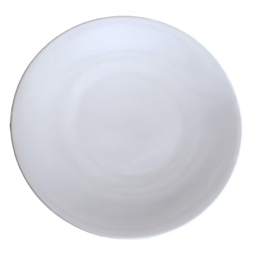 美濃燒 白練平皿 27.5cm 日本制 陶瓷  1個  27.5 x 2.5cm  白色