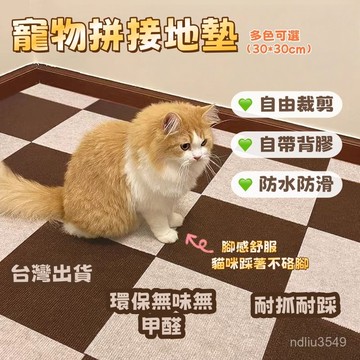現貨 免運 隔日達 寵物地墊 拼接地墊 地墊 止滑墊 防滑墊 可裁剪地墊 寵物止滑墊 防滑地墊 毛絨地墊 狗地墊 貓地墊