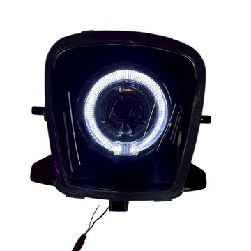 適用於 Yamaha 山葉NEW CUXI 115 魚眼 光圈大燈 搭配 LED燈泡 台製 電鍍/黑框 現貨