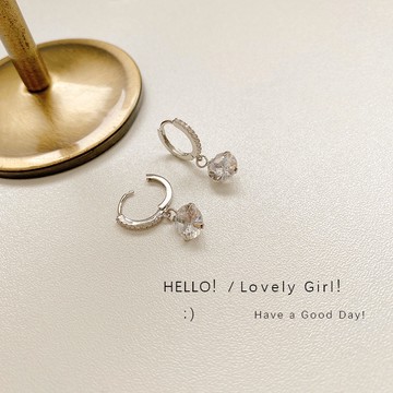 ▪NANA▪H45 日韓流行時尚 S925 銀針 氣質 閃耀 水鑽 甜美耳飾 耳環 耳針