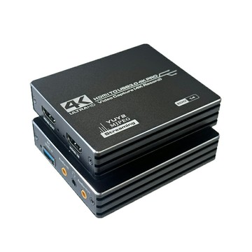 【易控王】4K HDMI轉USB3.0 影像擷取盒 擷取卡 擷取1080P@60Hz 音訊崁入(40-195-02)