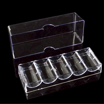 德州撲克籌碼盒亞克力籌碼架透明籌碼架100碼特價