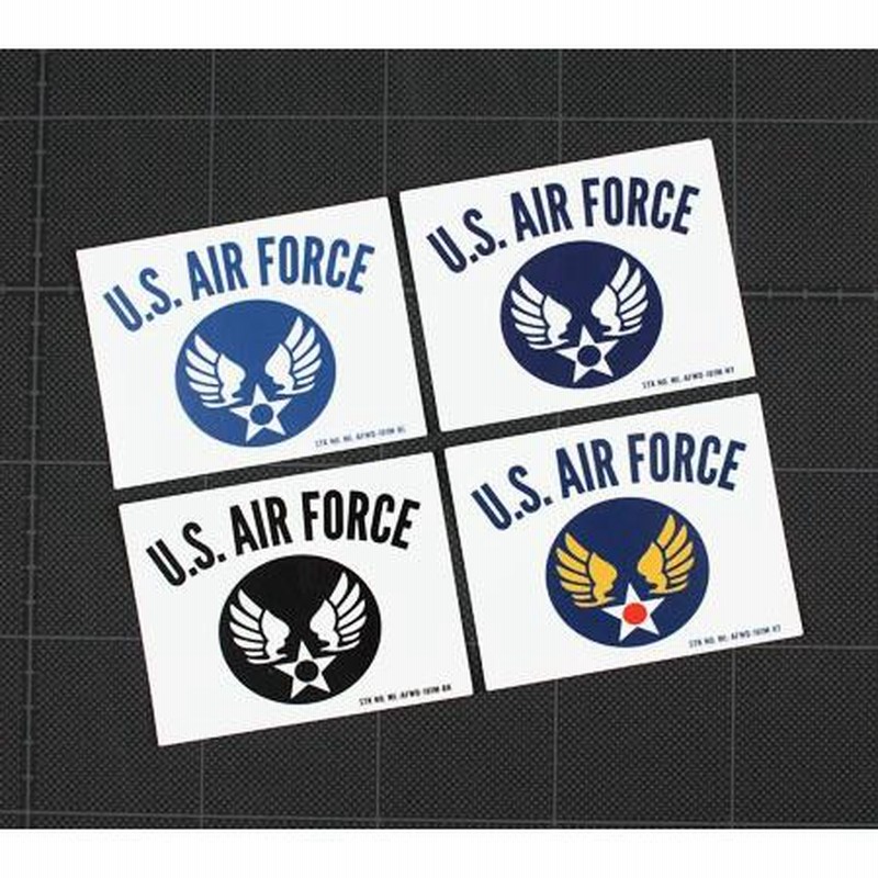 ミリタリー ステッカー US AIR FORCE アメリカ空軍 世田谷ベース エアフォース アメリカン 車 おしゃれ かっこいい ウイングエンブレム  101型 Mサイズ | LINEショッピング