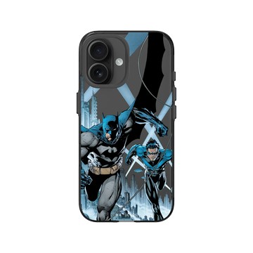 iPhone 16 Clear (相機按鈕) 酷墨灰 - Batman 蝙蝠俠 - 蝙蝠俠 & 夜翼