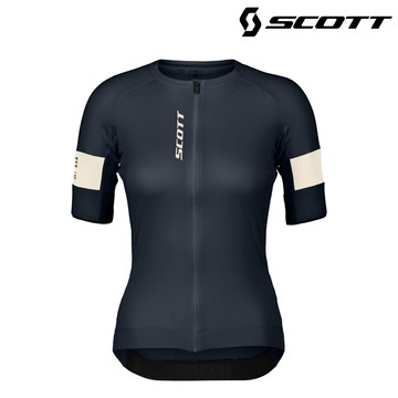 SCOTT Endurance Pro 女性短袖車衣 421387 /深藍-白 (S-L)