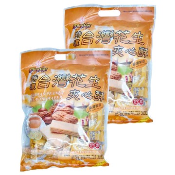 明奇 特濃台灣花生夾心酥 台灣製造  400g  2袋