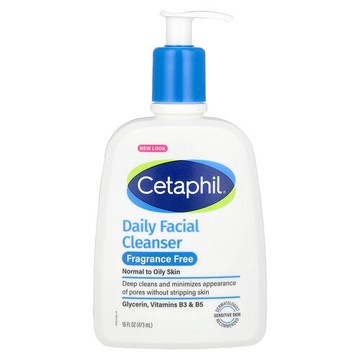 Cetaphil, 日常洗面奶，無香，16 液量盎司（473 毫升）