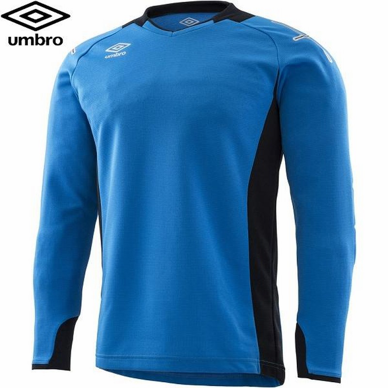 ◇◇○送料無料 メール便発送 ＜アンブロ＞ UMBRO Jr．GKシャツ UAS6707GJ (TUQ：ターコイズ) サッカー ジュニア キーパーシャツ  UAS6707GJ-TUQ LINEショッピング