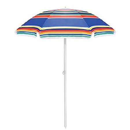 ONIVA a Picnic Time brand Ft. Portable Beach Umbrella, Lightweight Sun Shade Umbrella with Adjustable Tilt and UV Sun Protection