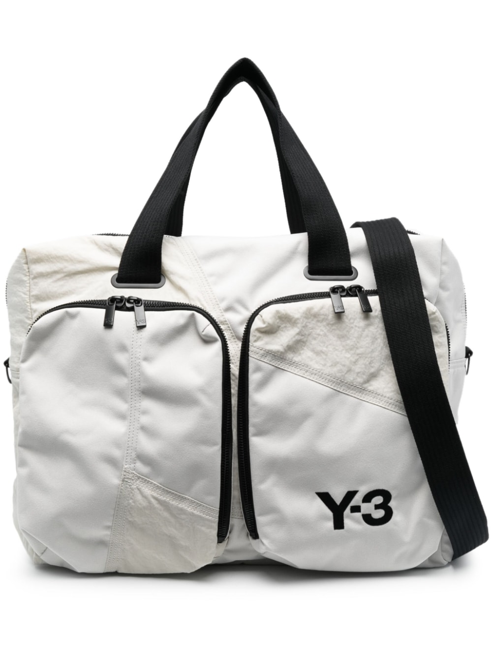 adidas - logo-print holdall bag - unisex - Recycled Polyester - One Size - White