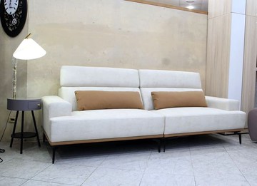 【歐風別館】達爾文功能貓抓布沙發--四人座【基隆至台中免運費】