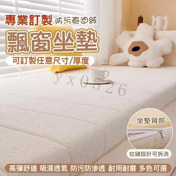 【臥榻墊】可訂製 可拆洗 飄窗墊  海綿墊 窗台墊 海綿坐墊 新款高級感四季通用陽臺墊子 飄窗
