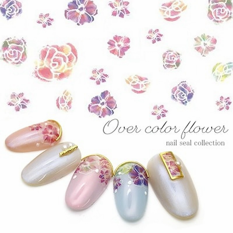 ネイルシール オーバーカラーフラワーシールe368nnジェルネイル ネイルアート ローズ 花柄 フラワーアート 小花 通販 Lineポイント最大1 0 Get Lineショッピング