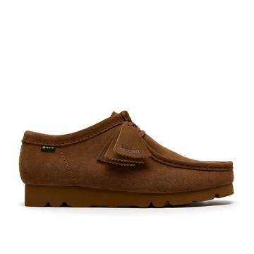 Clarks ORIGINALs-Wallabee GTX男款真皮防水袋鼠鞋(可樂棕色)CLM85542R