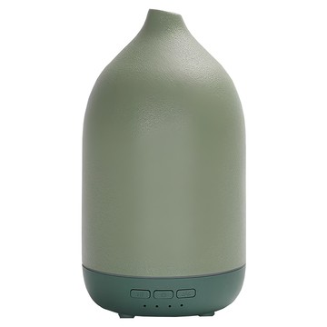 天然陶瓷精油香薰機 大噴霧 超聲波霧化 100ml水箱  單一商品  酪梨綠