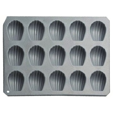 Cakeland Albrid 瑪德蓮蛋糕模 15個取 鋁材質 雙層塗層 輕鬆脫模 材質不易沾黏 清洗十分容易  228 x 270 x 13mm  1個