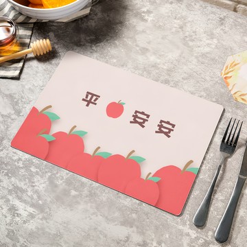 半島良品 防水防油隔熱皮革餐墊  平平安安  30 x 45cm  1個