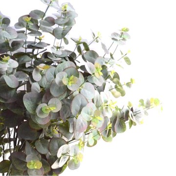 植物大尤加利葉高檔仿真花束假花室內客廳臥室茶幾落地擺放裝飾花