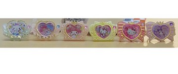 大賀屋 日貨 戒指 凱蒂貓 雙子星 美樂蒂 蹦蹦兔 大耳狗 兒童 裝飾 可調戒指 飾品 三麗鷗 正版 L00011405