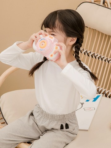 純棉百搭純色上衣