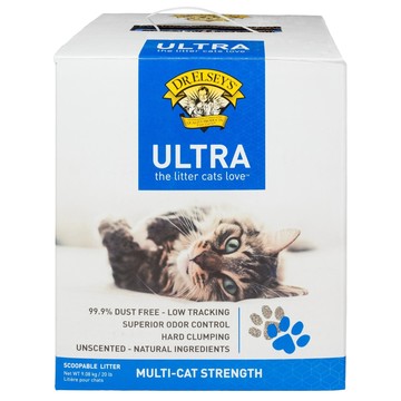 DR.ELSEYS 強力除臭貓砂 藍標 20lb  9.08kg  1盒