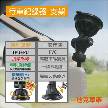 digidock CAM-SUM1  M款強力吸盤支架 行車紀錄器支架 旋轉式吸盤+M款 (車麗屋)