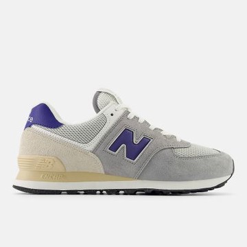 New Balance 紐巴倫 574 [U574SPB] 男女 運動休閒鞋 復古鞋 麂皮 舒適 穿搭 雨雲灰 藍紫