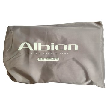 KZM OUTDOOR ALBION 阿爾比豪華隧道帳專用掛窗  展開243 x 170cm 收納45 x 27 x 4cm  灰色 + 黑色