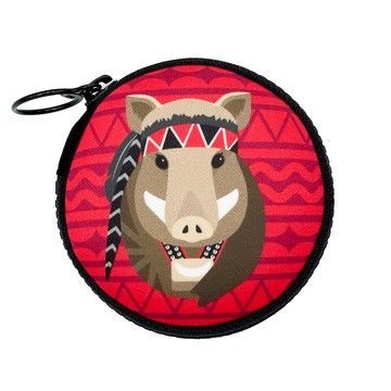 【森林動物系列】Q版山豬萬用零錢包