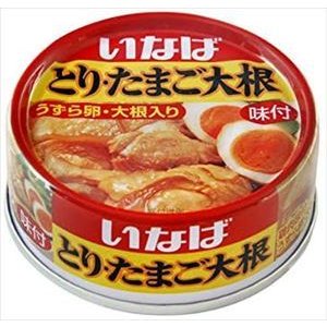 送料無料 いなば とりたまご大根 75g×24個