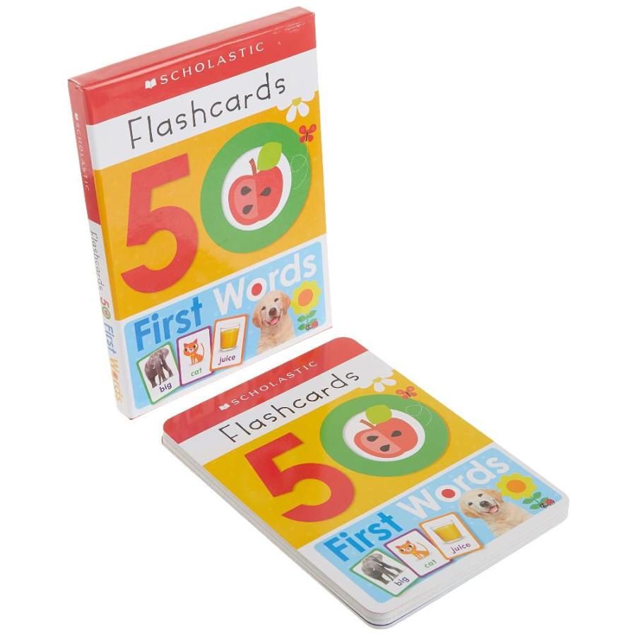 50 First Words Flashcards (Scholastic Early Learners)