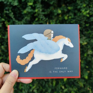 祝福卡 Forward is the only way