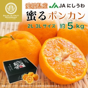 [予約 2024年1月15日-2月15日の納品] 蜜る ポンカン 約5kg L2 L3 愛媛県西宇和産 JAにしうわ みつる共選