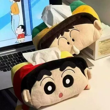 【台灣現貨|呆の嚴選】蠟筆小新衛生紙套 阿呆衛生紙套 蠟筆小新 紙巾盒 抽紙 車用 可愛 居家 周邊 送禮