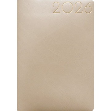 MATOKA 日誌 2026年版 1月開始 B6 週曆 左頁式 Ordinary Beige