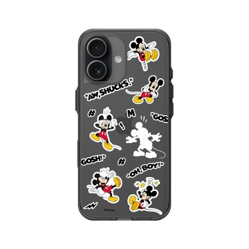 iPhone 17 Clear (相機按鈕) 酷墨灰 - 迪士尼-米奇 Mickey - Sticker-嘿嘿米奇