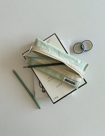 筆袋 004 開心果綠