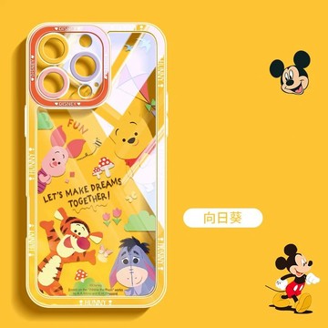 可愛蜂蜜小熊適用於iPhone17創意16promax手機殼可愛蘋果15plus透明14防摔13矽膠12全包女